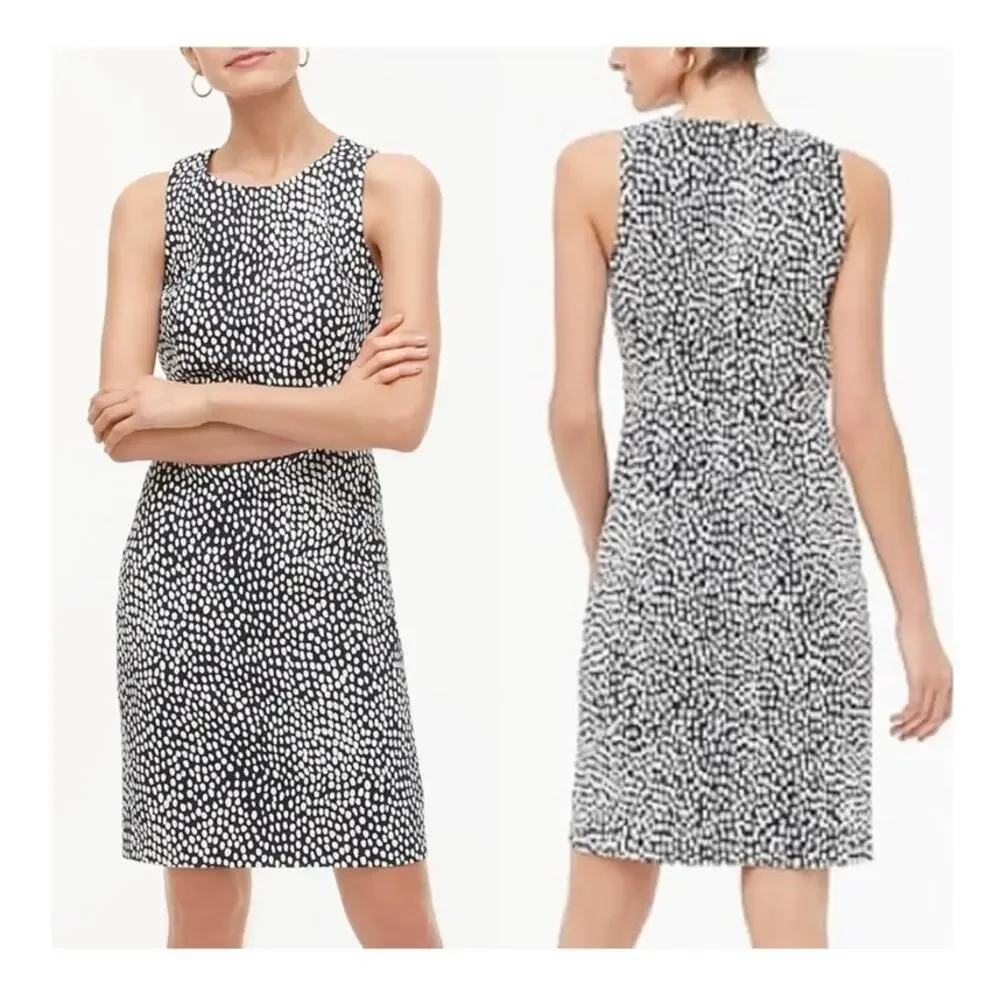 J. Crew Basketweave Oncilla Sheath Dress